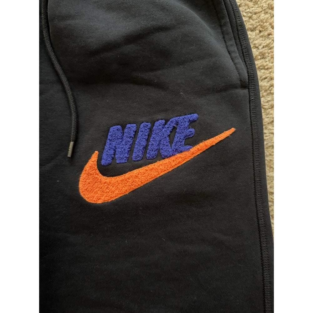 Mens Nike Swoosh Athletic Chenille Futura Jogger Fleece Pants Sweatpants Small - Picture 2 of 7